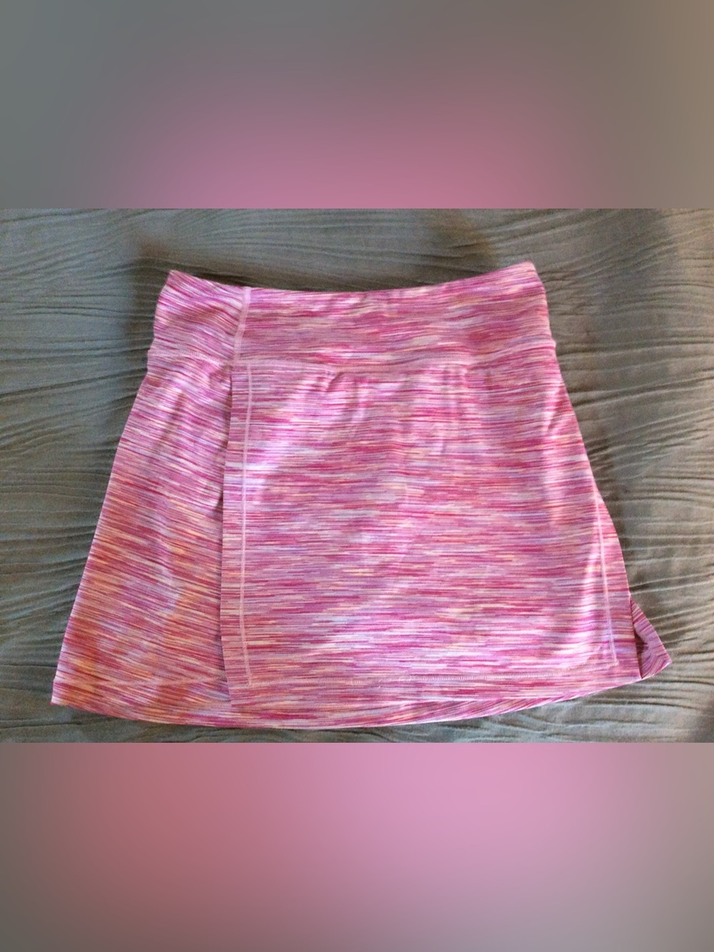 Athleta Pink Space-Dye Performance Skort
